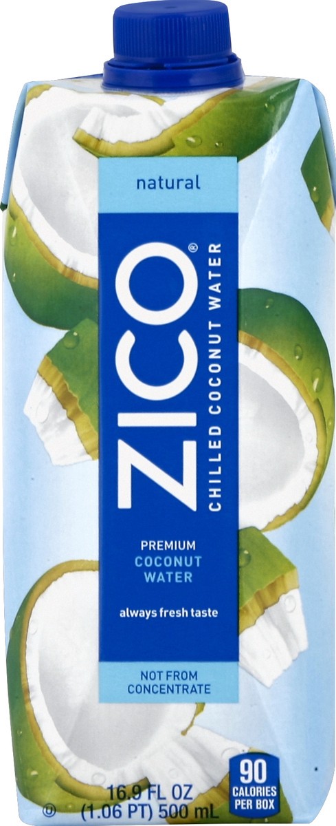 slide 1 of 5, Zico Coconut Water 16.9 oz, 16.9 fl oz