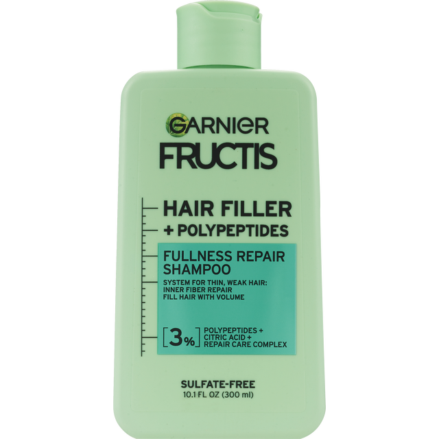 slide 1 of 1, Garnier Fructis Hair Filler Polypeptides Fullness Repair Shampoo, 10.1 Oz, 10.1 oz