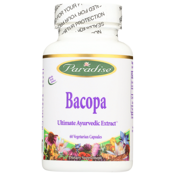 slide 1 of 1, Paradise Herbs Bacopa, 60 ct