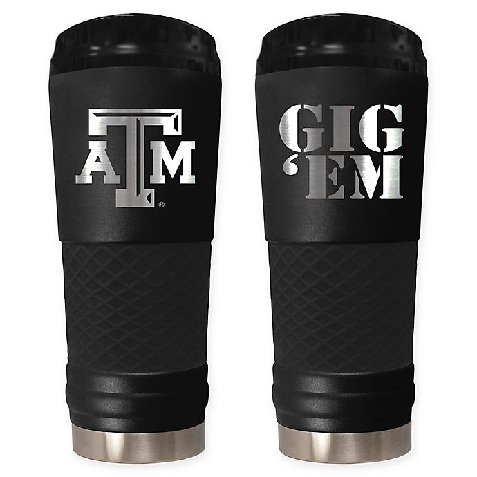 slide 1 of 1, NCAA Texas A&M University Powder Coated Stealth Draft Tumbler, 24 oz