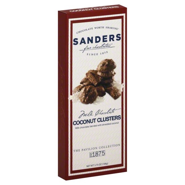 slide 1 of 1, Sanders Coconut Clusters, 3.8 oz