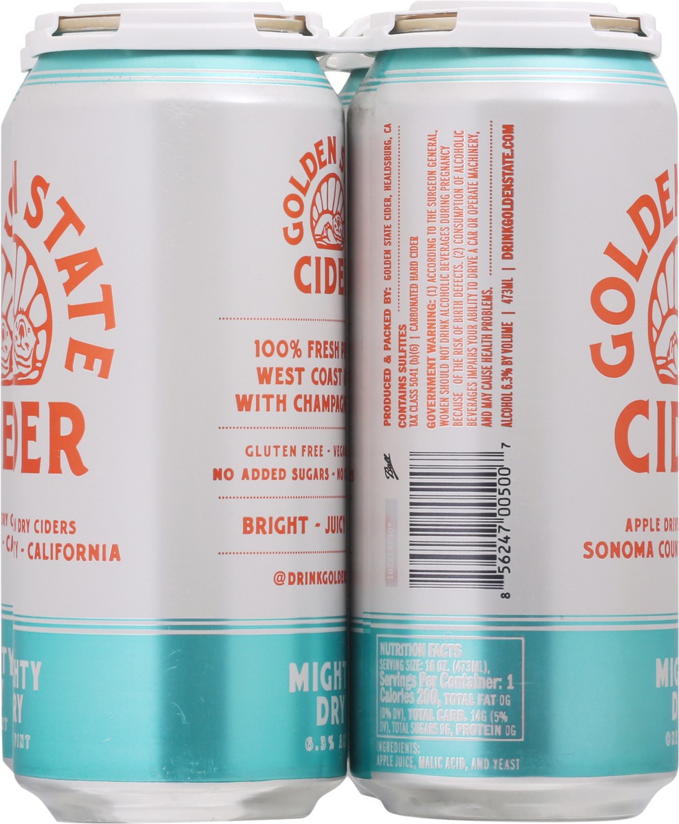 slide 3 of 13, Golden State Cider Mighty Dry Beer 4 473 ea, 473 ct