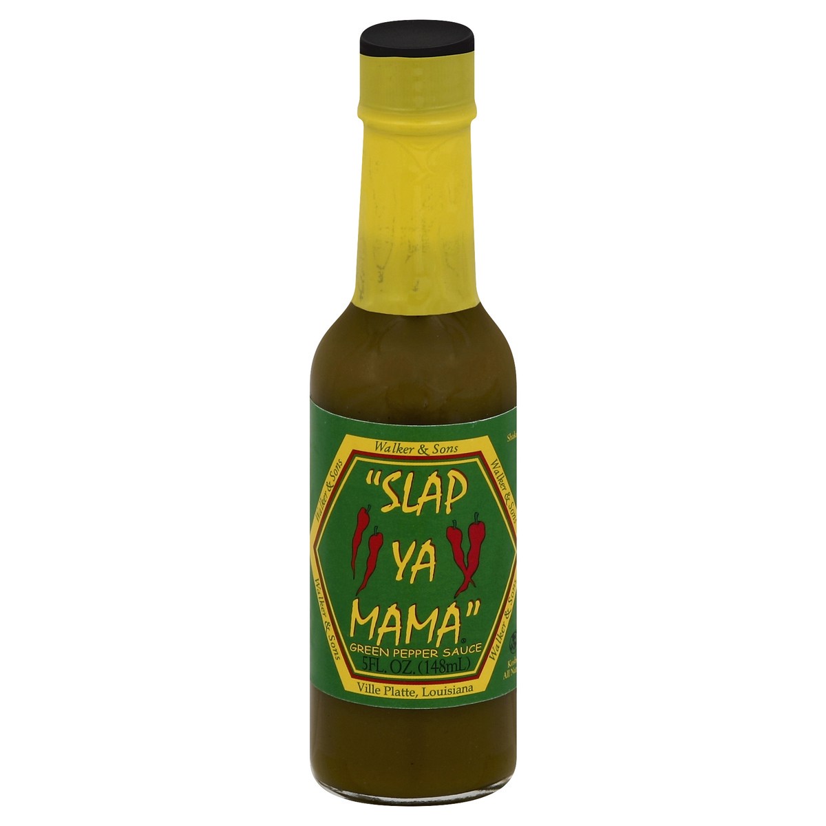 slide 3 of 3, Slap Ya Mama Sauce Green Pepper, 5 oz