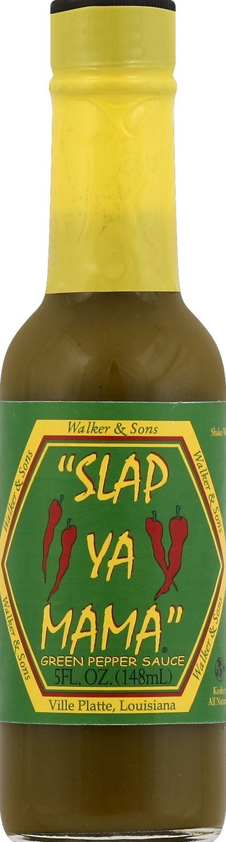 slide 1 of 3, Slap Ya Mama Sauce Green Pepper, 5 oz