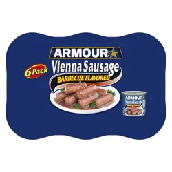 Armour Bbq Vienna Sausage 6 Pk