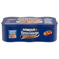 Armour Bbq Vienna Sausage 6 Pk