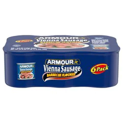 Armour Bbq Vienna Sausage 6 Pk