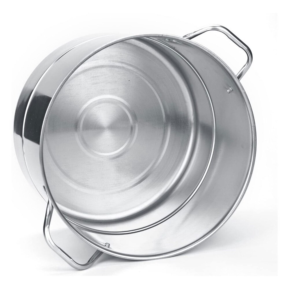 slide 2 of 6, Alpine Cuisine 6.5 Quart Stainless Steel Stock Steamer Cooking Pot, 1 ct