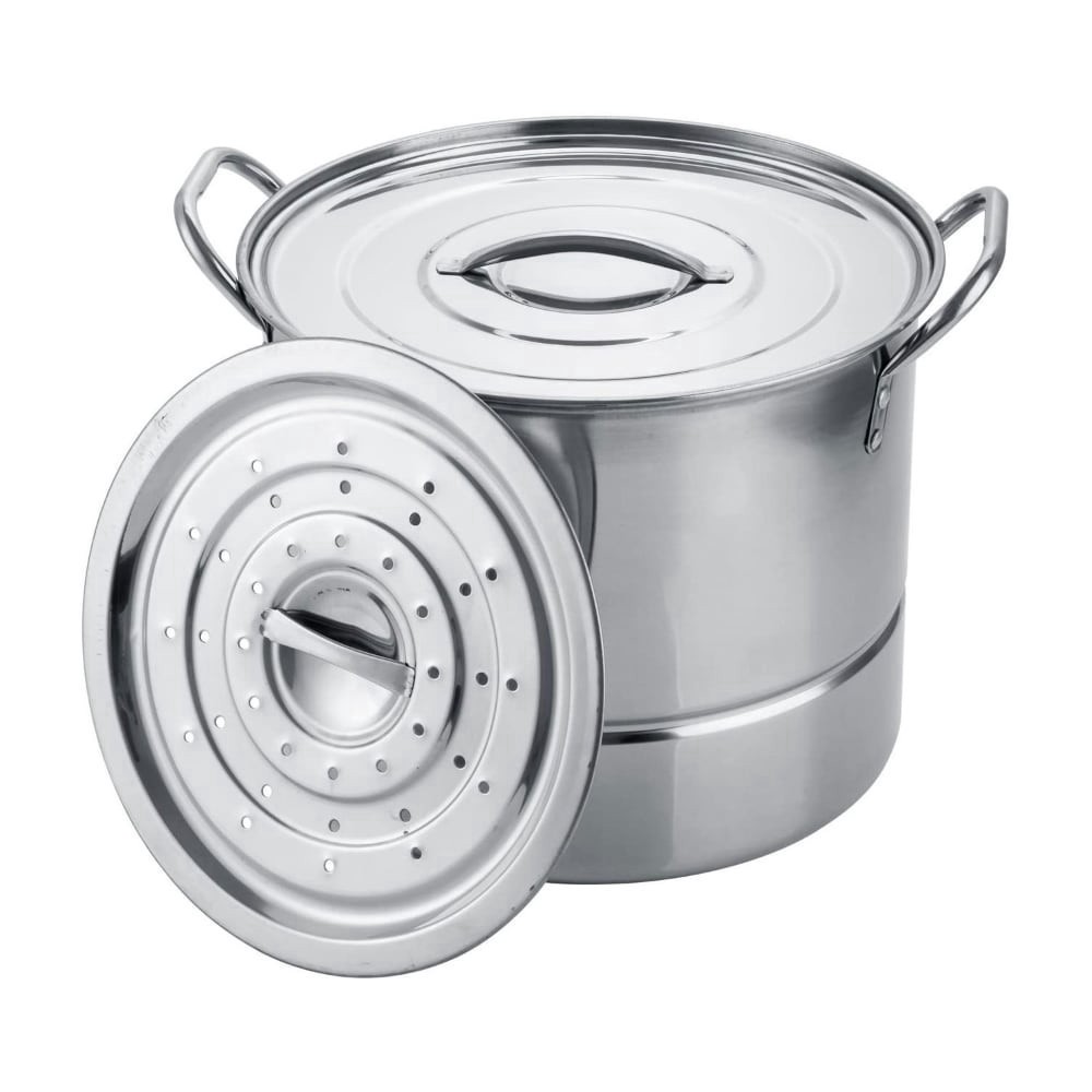 slide 6 of 6, Alpine Cuisine 6.5 Quart Stainless Steel Stock Steamer Cooking Pot, 1 ct