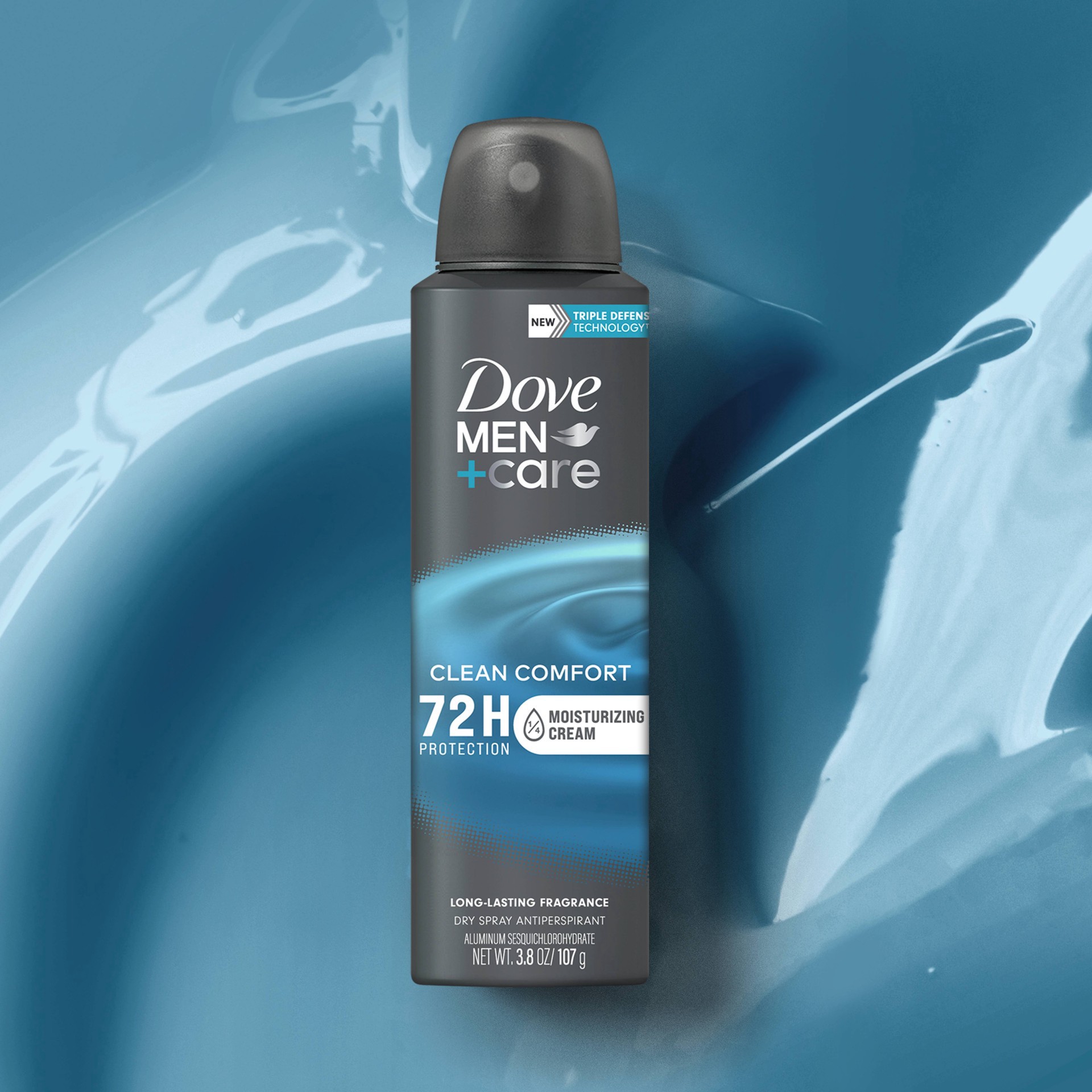 slide 4 of 11, Dove Men+Care Clean Comfort Dry Spray Antiperspirant, 3.8 oz