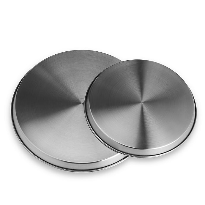 slide 1 of 1, RangeKleen Burner Kovers Stainless Steel Stove Top Covers, 4 ct