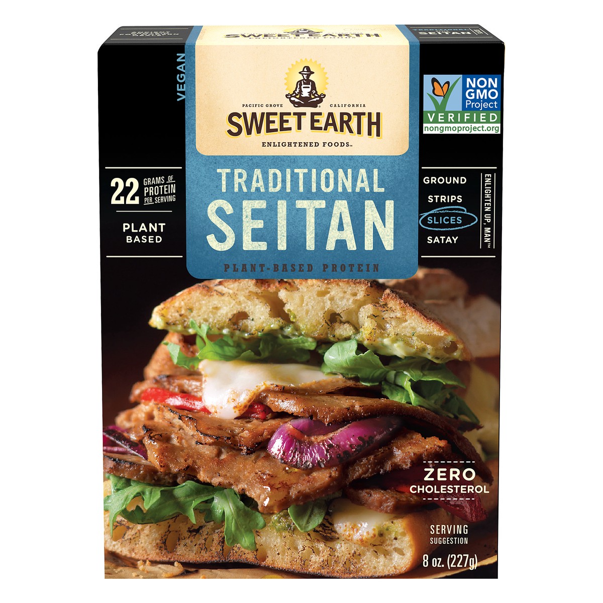 slide 4 of 7, Sweet Earth Traditional Seitan Slice 8oz Box, 8 oz