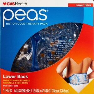 slide 1 of 1, CVS Health Peas Hot Or Cold Therapy Pack, Lower Back, 1 ct