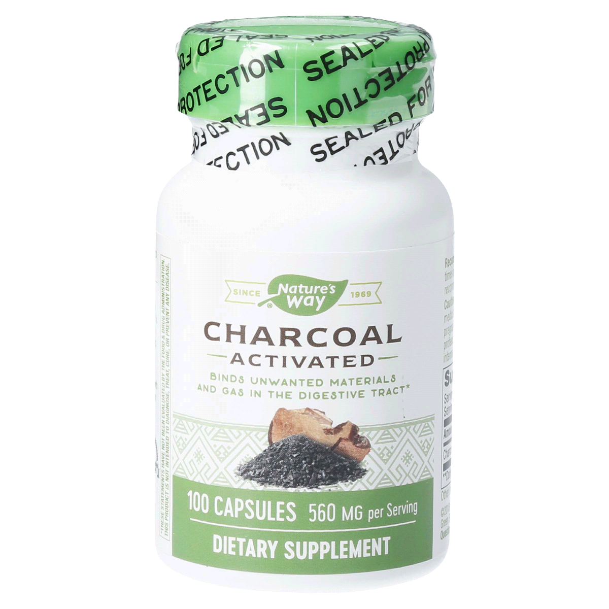 slide 1 of 4, Nature's Way Activated Charcoal, 100 ct