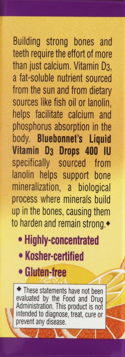 slide 3 of 4, Bluebonnet Nutrition Vitamin D3 1 oz, 1 oz