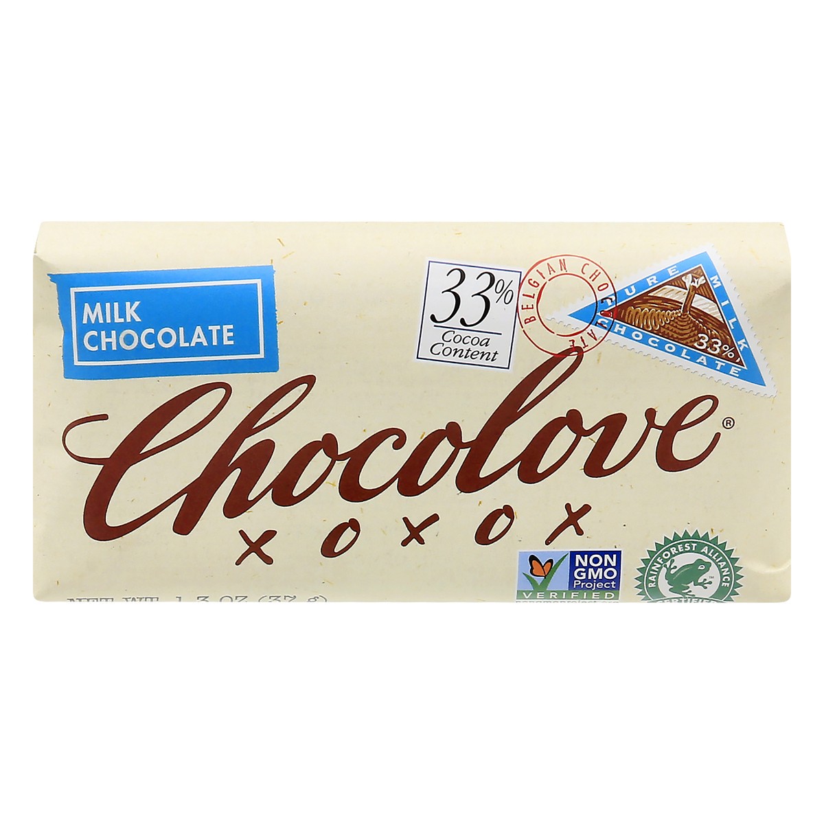 slide 11 of 12, Chocolove 33% Cocoa Milk Chocolate 1.3 oz, 1.3 oz