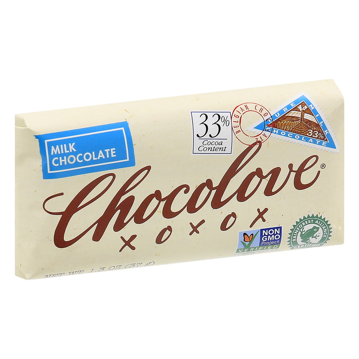 slide 10 of 12, Chocolove 33% Cocoa Milk Chocolate 1.3 oz, 1.3 oz