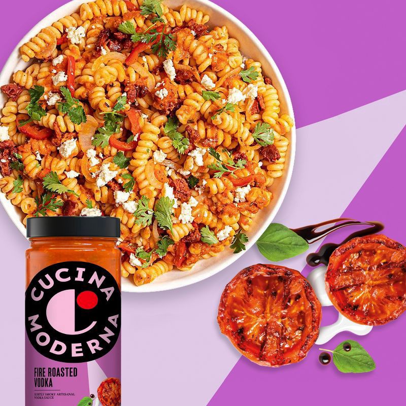 slide 2 of 5, Cucina Moderna Fire Roasted Vodka Sauce 20 oz, 12 ct; 20 oz