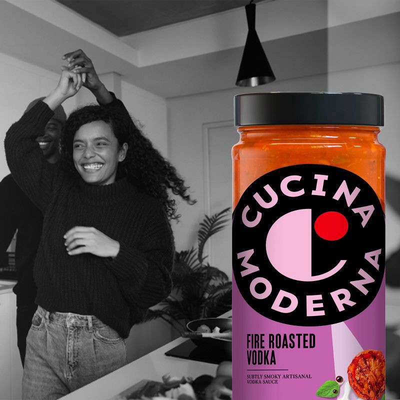 slide 3 of 5, Cucina Moderna Fire Roasted Vodka Sauce 20 oz, 12 ct; 20 oz