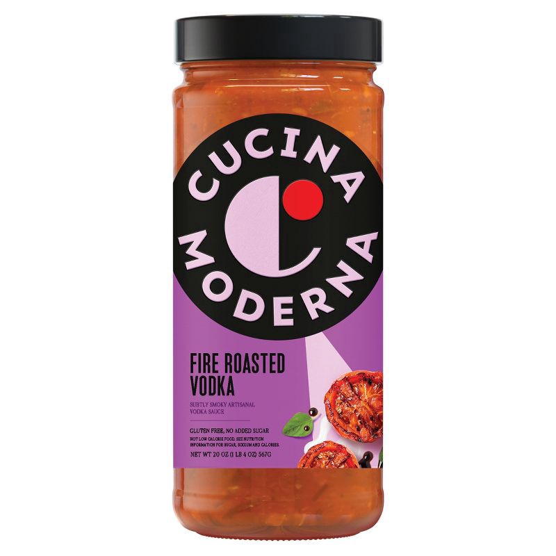 slide 1 of 5, Cucina Moderna Fire Roasted Vodka Sauce 20 oz, 12 ct; 20 oz