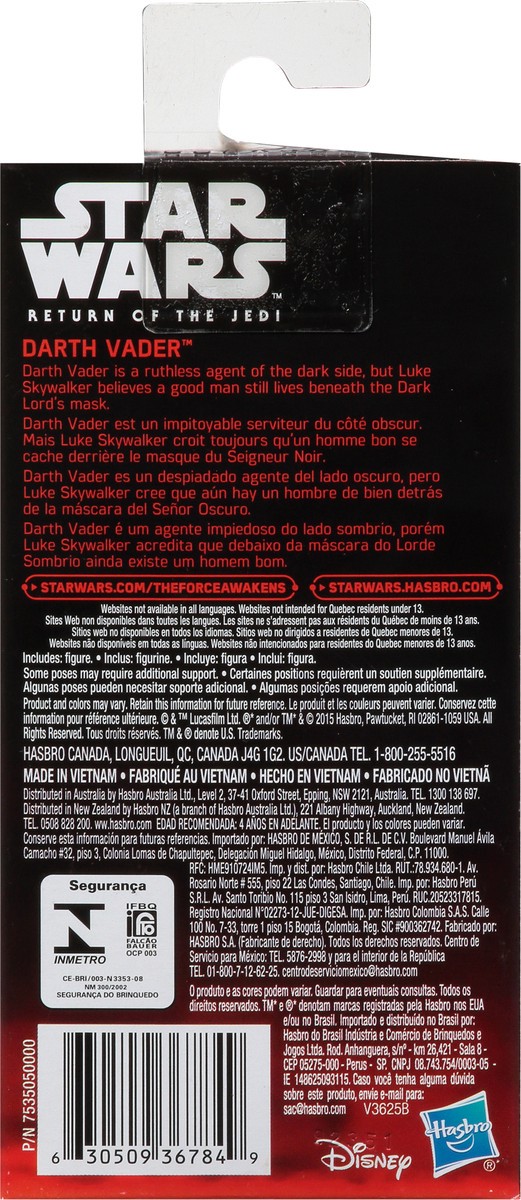 slide 5 of 9, Star Wars Age 4+ Darth Vader Return of the Jedi Toy 1 ea, 1 ea