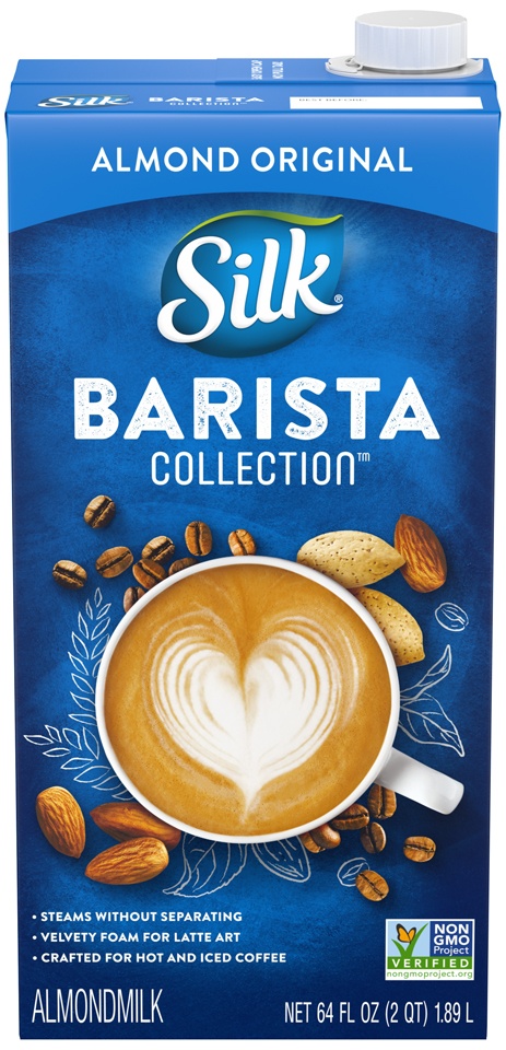 slide 1 of 8, Silk Aseptic Barista Almond, 64 oz