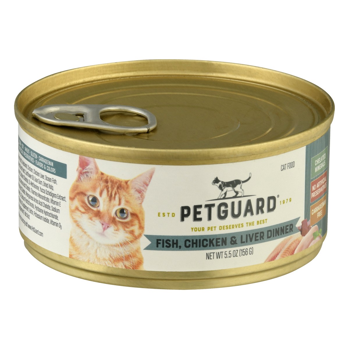 slide 10 of 12, PetGuard Fish Chicken & Liver Dinner Cat Food 5.5 oz, 5.5 oz