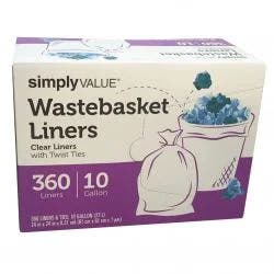 Simply Value Wastebasket Liner
