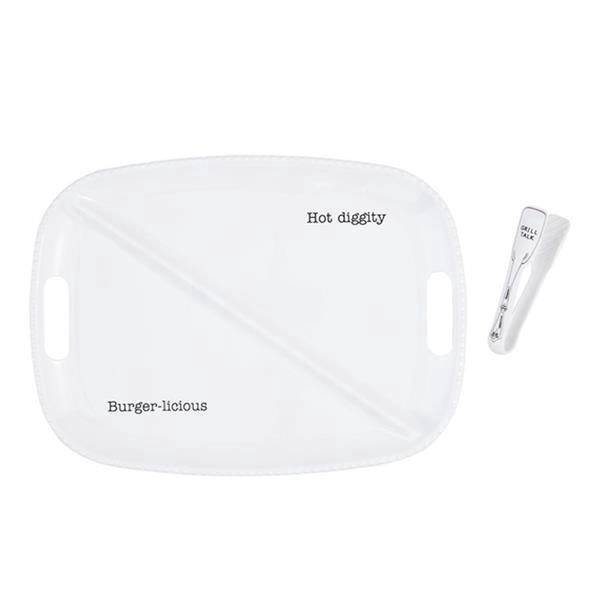 slide 1 of 1, Mud Pie Outdoor Grill Platter Set, 1 ct