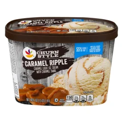 Giant Churn Style Light Caramel Ripple Ice Cream