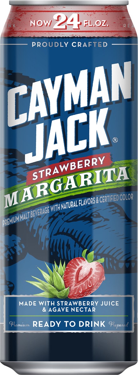 slide 5 of 7, Cayman Jack Strawberry Ma, 24 oz