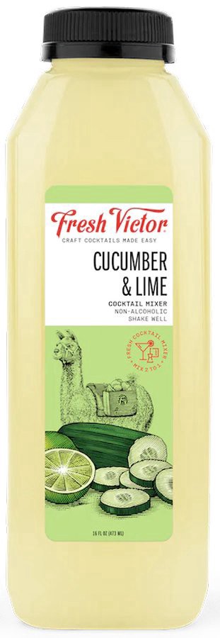 slide 1 of 1, Fresh Victor Cucumber & Lime Cocktail Mixer, 16 oz