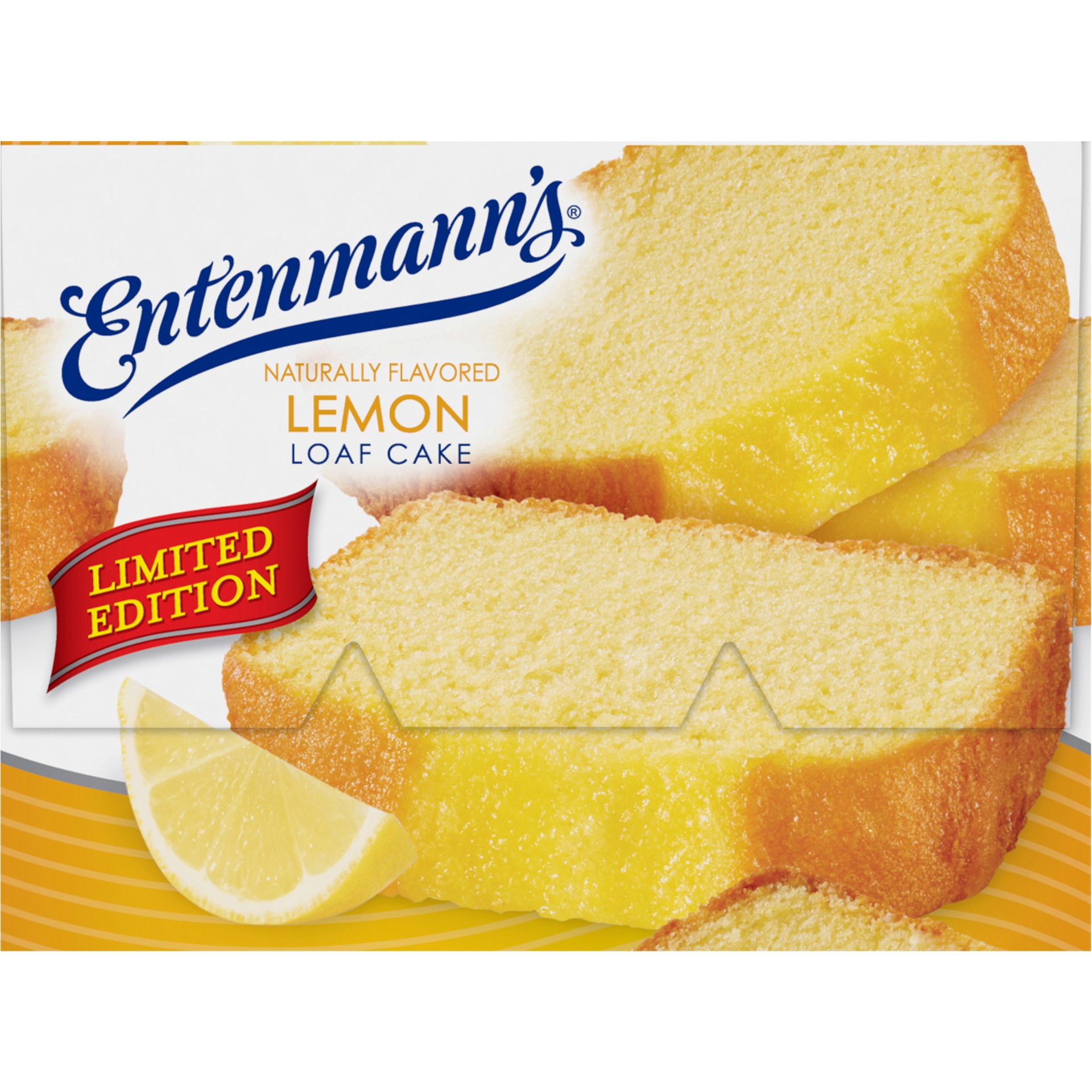 slide 5 of 5, Entenmann's Lemon Loaf Cake, 11.5 oz, Loaf Cake, Box, 11.5 oz