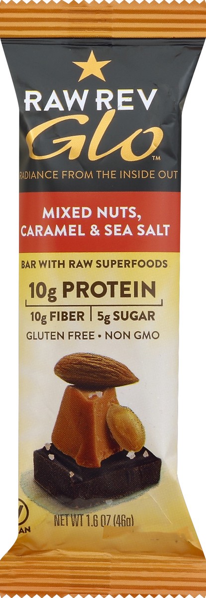 slide 4 of 5, Raw Revolution Raw Rev Protein Bar, 1.6 oz