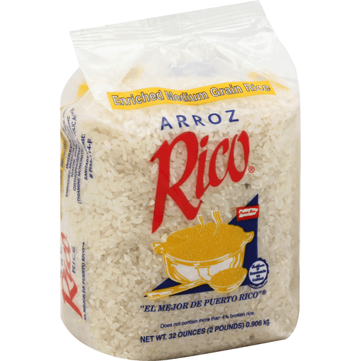 slide 1 of 1, Rico Med Grain Rice, 2 lb