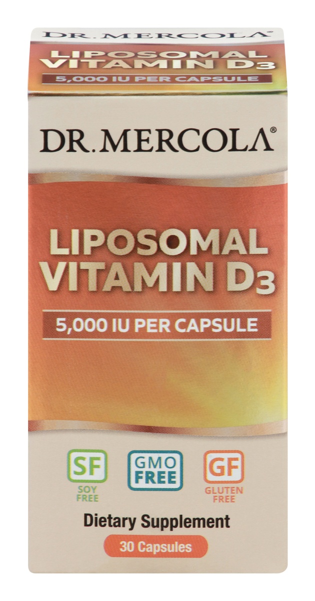 slide 1 of 1, Dr. Mercola Liposomal Vitamin D, 30 ct