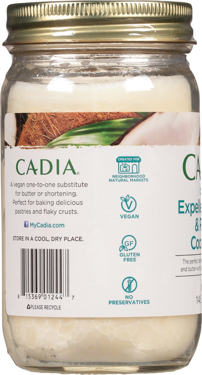 slide 3 of 13, Cadia Expeller Pressed & Refined Organic Coconut Oil 14 fl oz, 14 fl oz