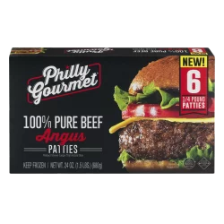Philly Gourmet 100 Pure Beef Angus Patties