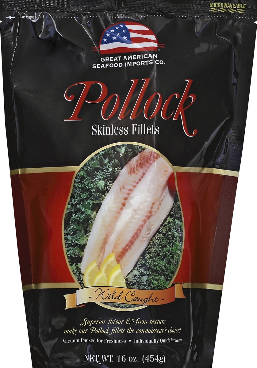 slide 2 of 2, Great American Seafood Pollock 16 oz, 16 oz