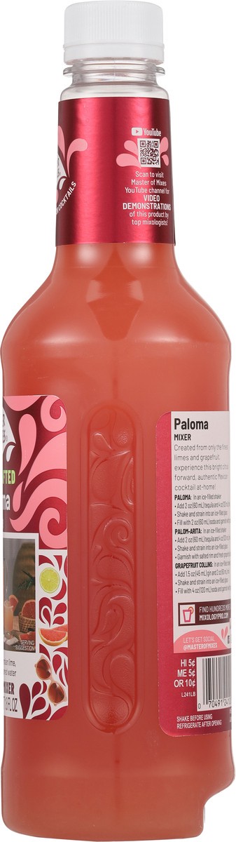 slide 7 of 14, Master of Mixes Handcrafted Paloma Cocktail Mixer 1 l, 33.8 fl oz