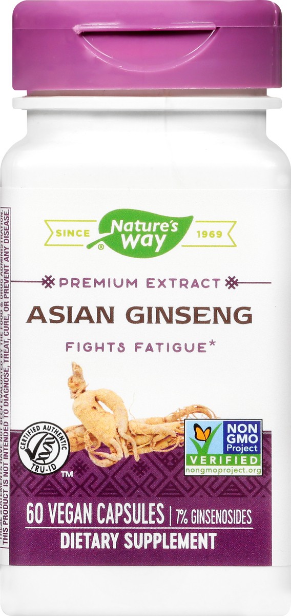 slide 4 of 9, Nature's Way Capsules Asian Ginseng 60 ea, 60 ct