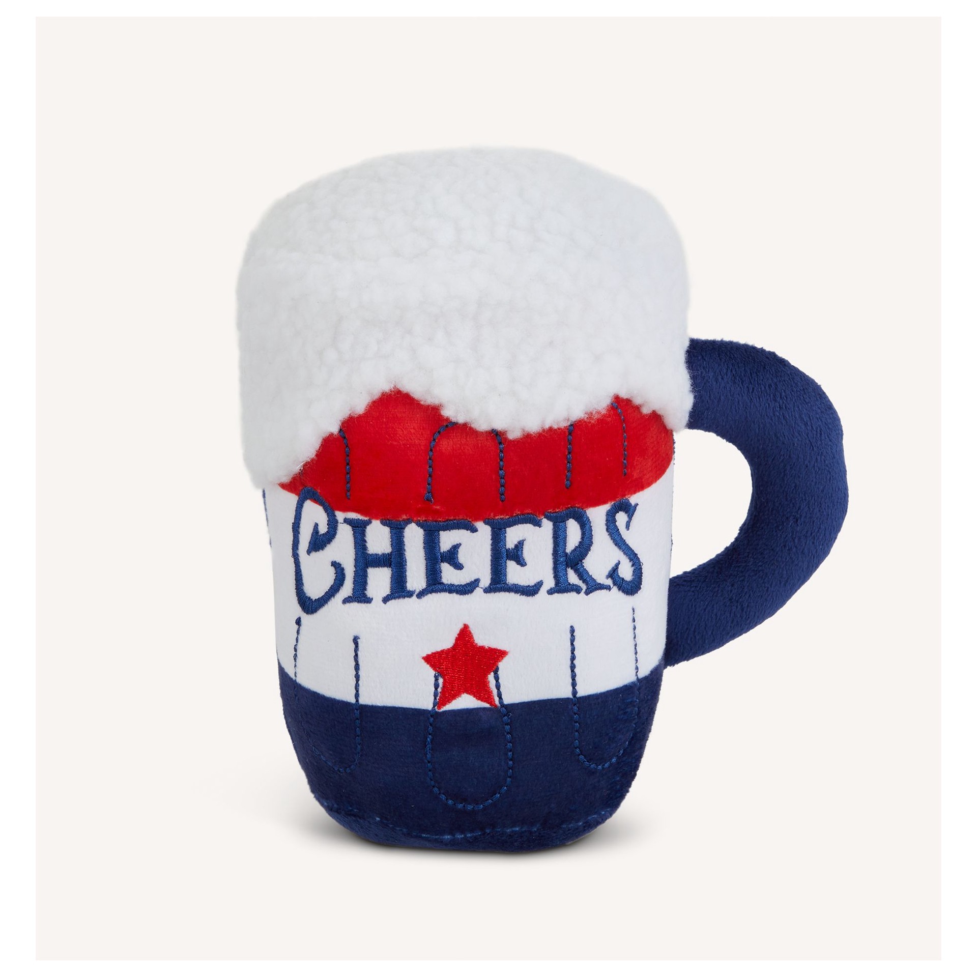 slide 1 of 1, Joyhound Americana Plush Beer Mug Dog Toy - Squeaker, 1 ct
