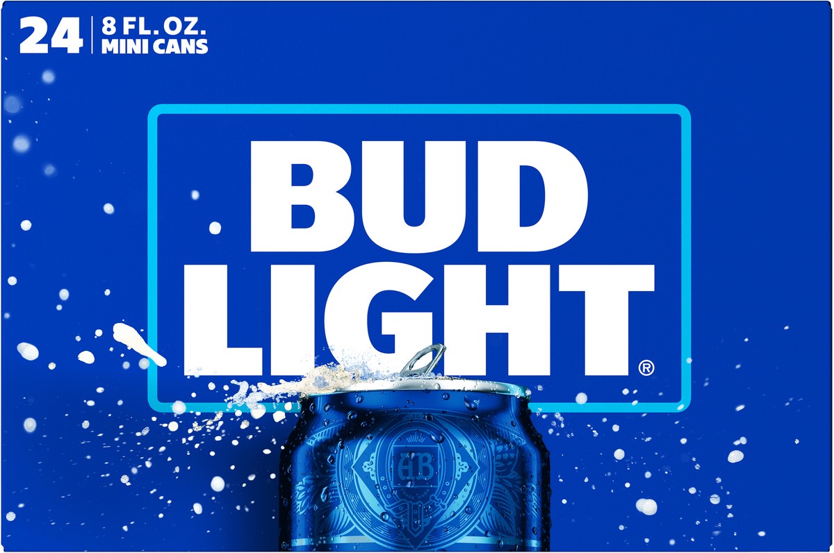 slide 5 of 8, Bud Light Beer, 24 ct; 8 fl oz