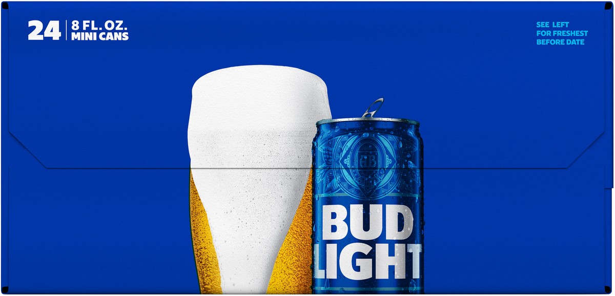 slide 3 of 8, Bud Light Beer, 24 ct; 8 fl oz