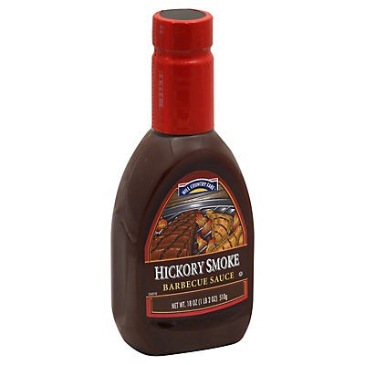 slide 1 of 1, Hill Country Fare Hickory Smoke Barbecue Sauce, 18 oz