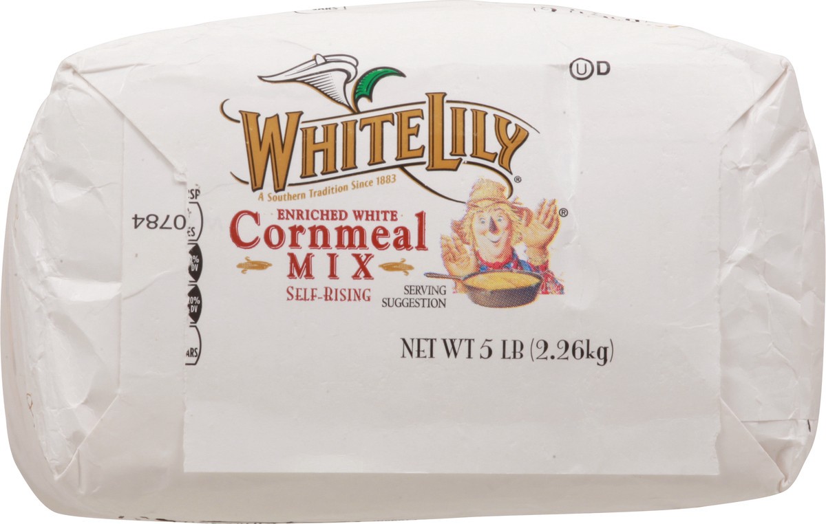 slide 6 of 9, White Lily Self-Rising Enriched White Cornmeal Mix 5 lb, 5 lb