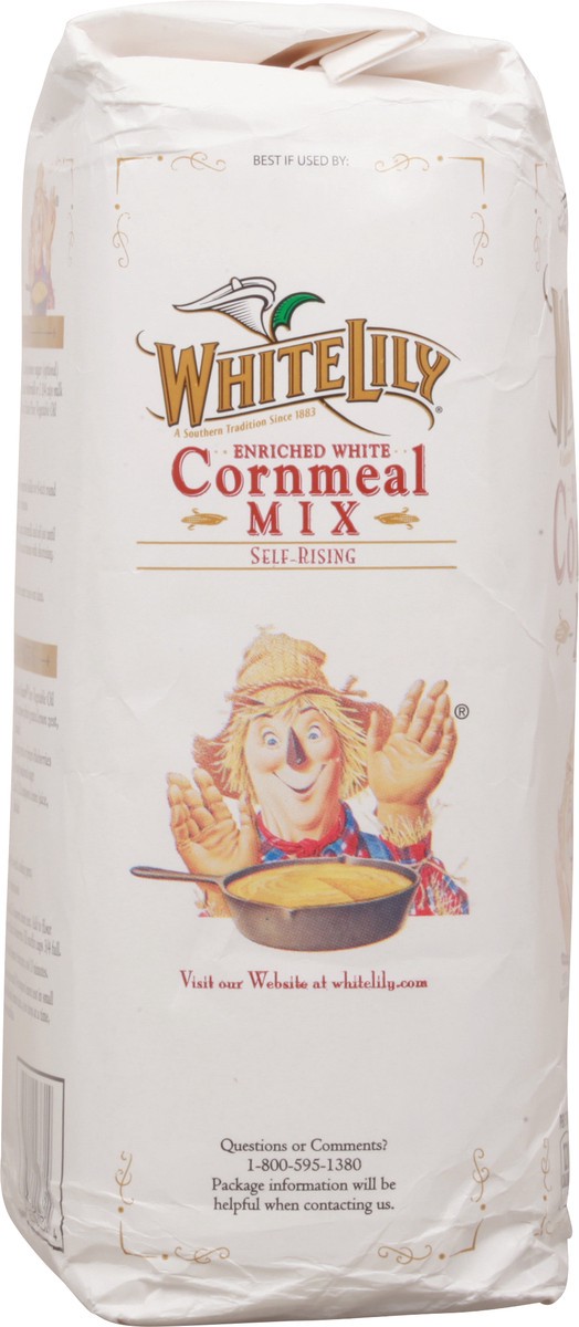 slide 2 of 9, White Lily Self-Rising Enriched White Cornmeal Mix 5 lb, 5 lb