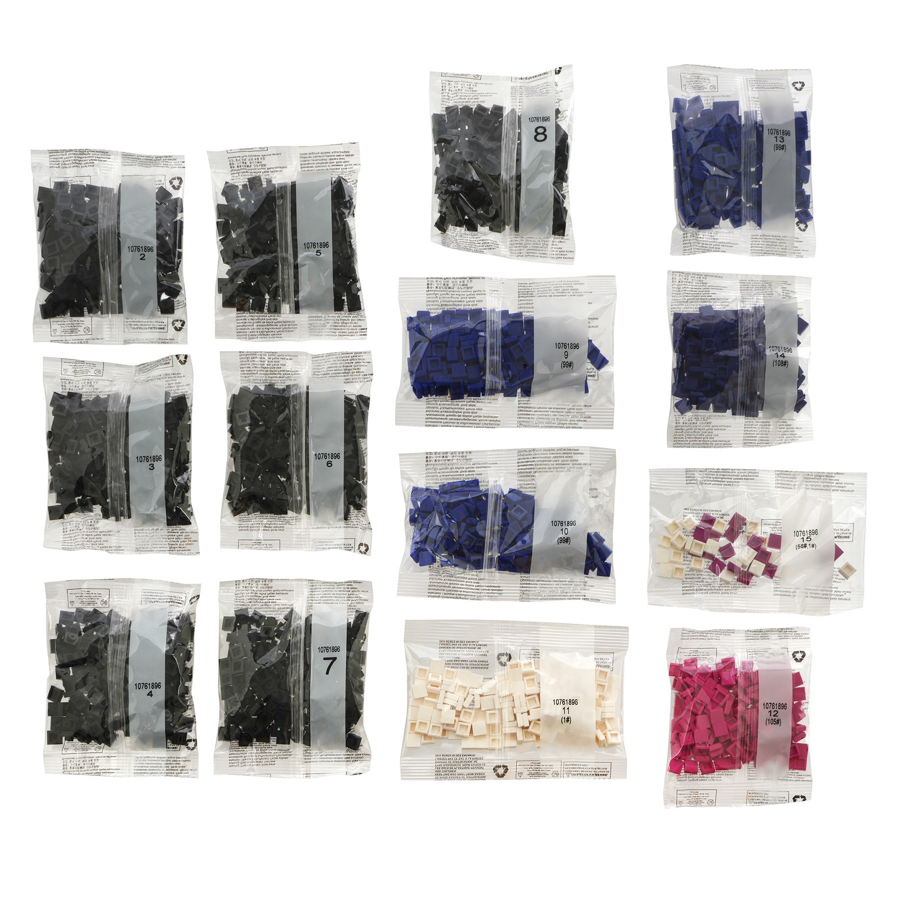 slide 4 of 6, 10" X 10" Balloon Dog Pixelated Brick Art Kit By Make Market, 10 in x 10 in