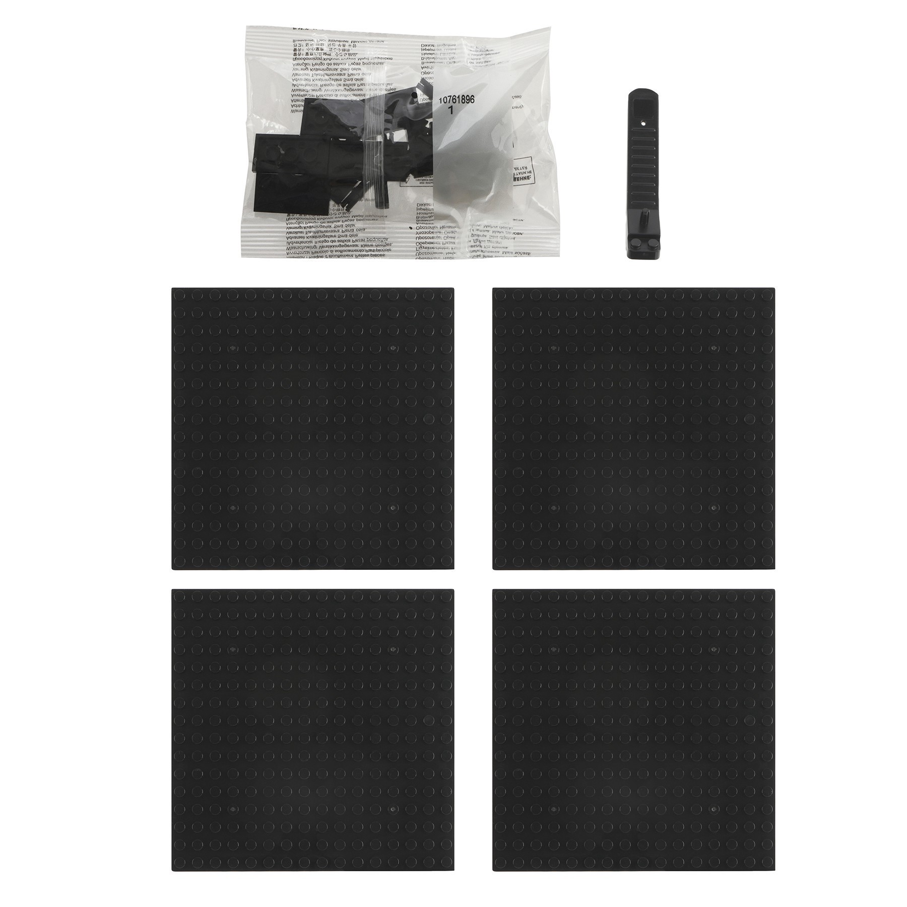 slide 2 of 6, 10" X 10" Balloon Dog Pixelated Brick Art Kit By Make Market, 10 in x 10 in