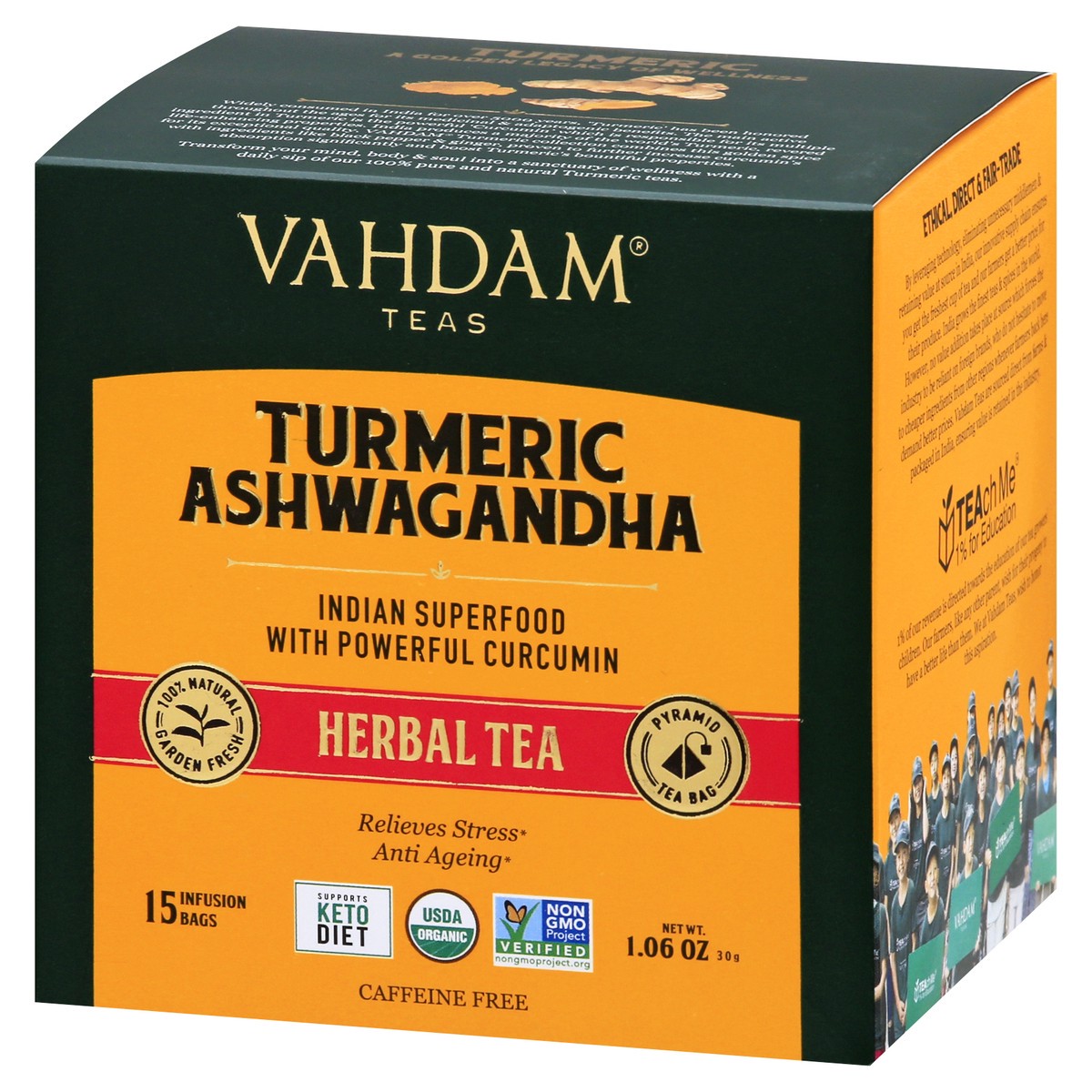 slide 5 of 10, Vahdam Herbal Tea - 15 ct, 15 ct